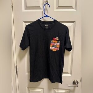 Mens Uniqlo Disney Pixar Cars Pocket T-Shirt